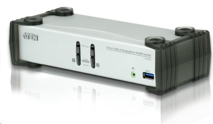 ATEN 2-portový DisplayPort KVMP USB3.0,  zvuk0 