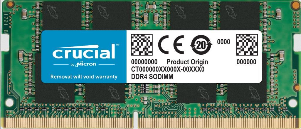 Crucial 8GB DDR4-2666 SODIMM CL190 