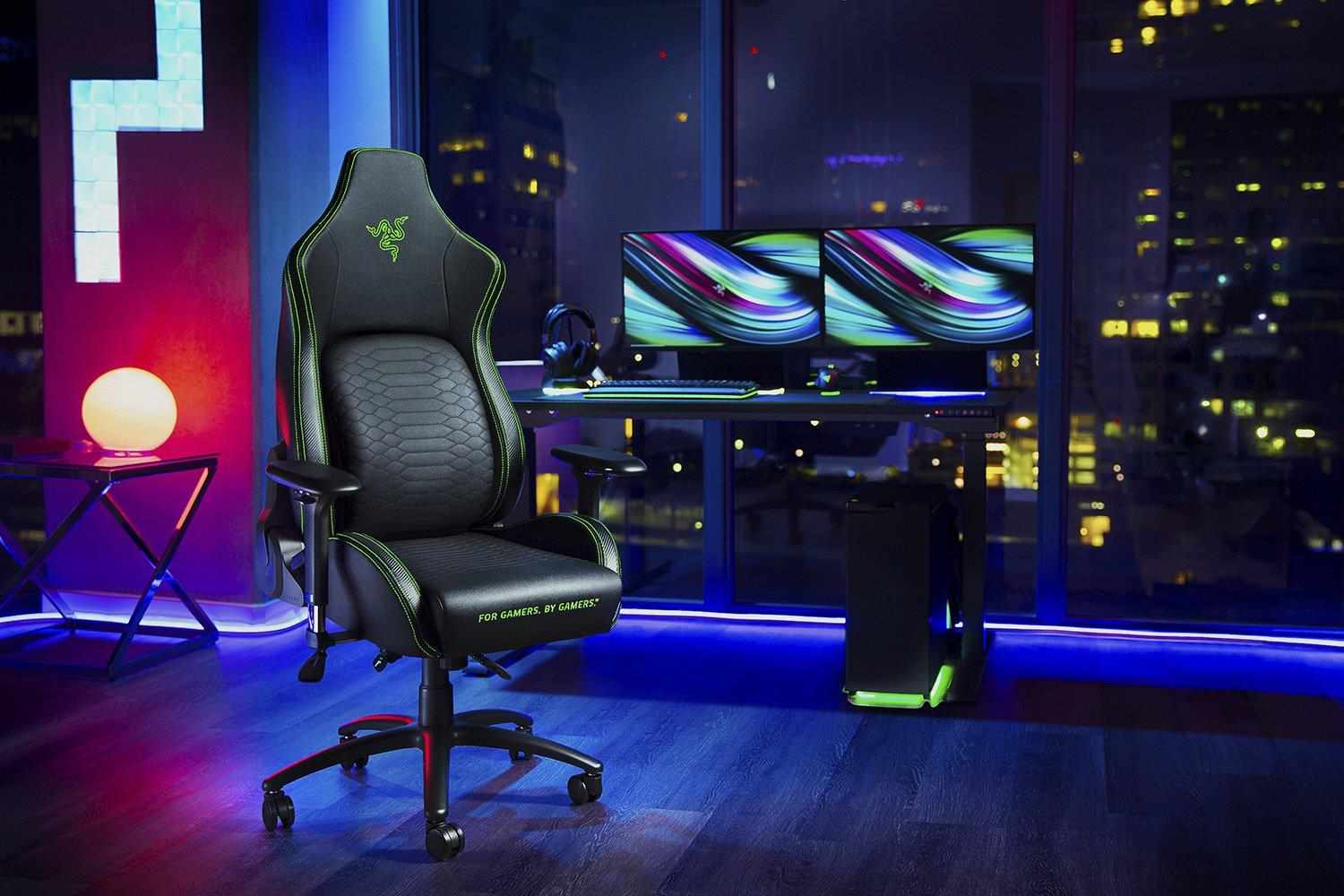 RAZER herní křeslo ISKUR Gaming Chair,  XL green3 