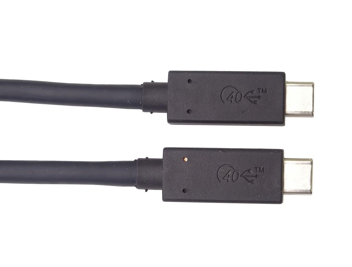 PREMIUMCORD USB4™ 40Gbps 8K@60Hz kábel Thunderbolt 3,  1 m2 