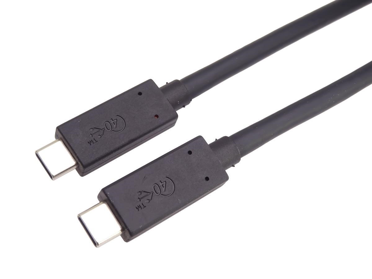 PREMIUMCORD USB4™ 40Gbps 8K@60Hz kábel Thunderbolt 3,  1, 2 m2 