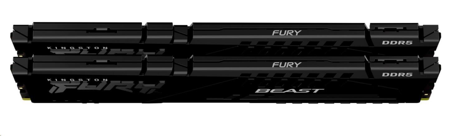 DIMM DDR5 32GB 5600MHz CL40 (sada 2) KINGSTON FURY Beast Black1 