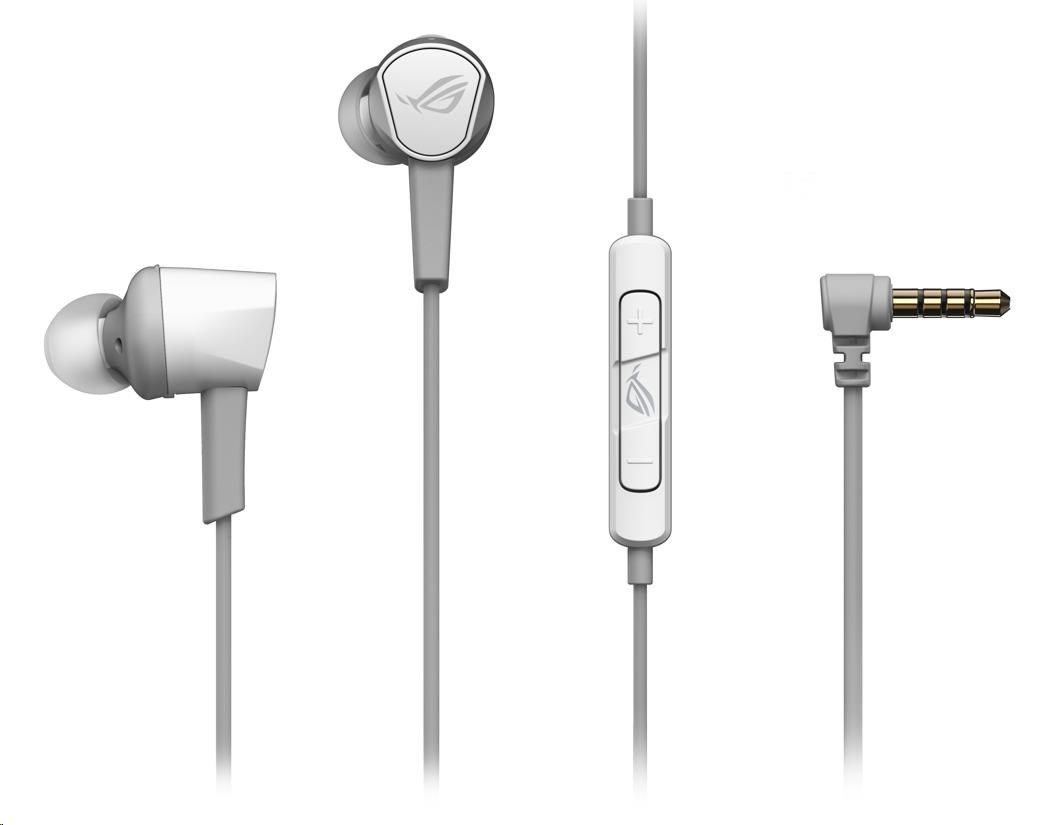 ASUS sluchátka ROG CETRA II CORE MOONLIGHT WHITE, In-ear Gaming Headphones, bílá0 