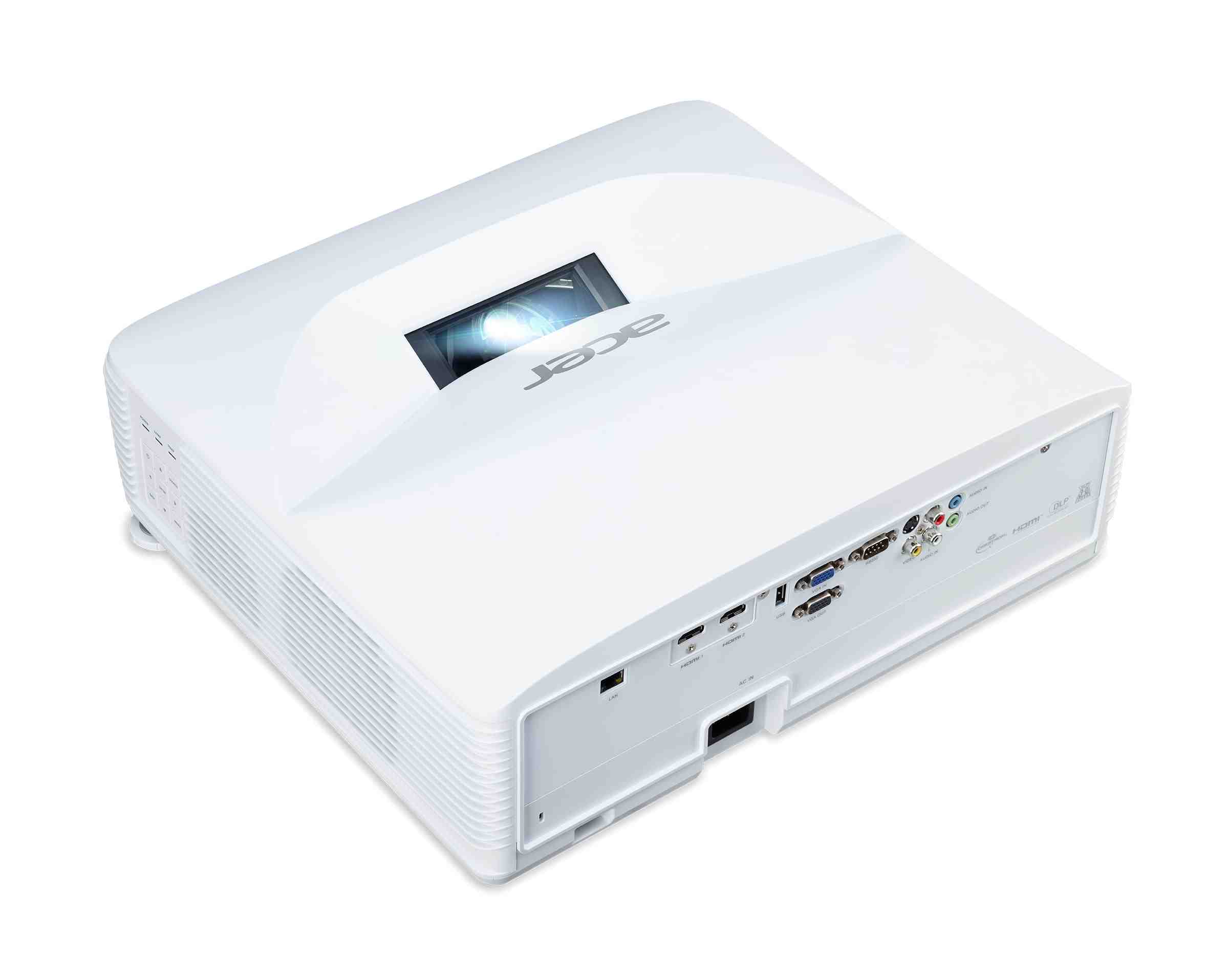 ACER Projektor UL5630-UltraShortThrow LASER, FHD - WUXGA (1920x1200), 4500 ANSI, 2 000 000:1, VGA, 2x HDMI, RJ45, 2xrep.2 