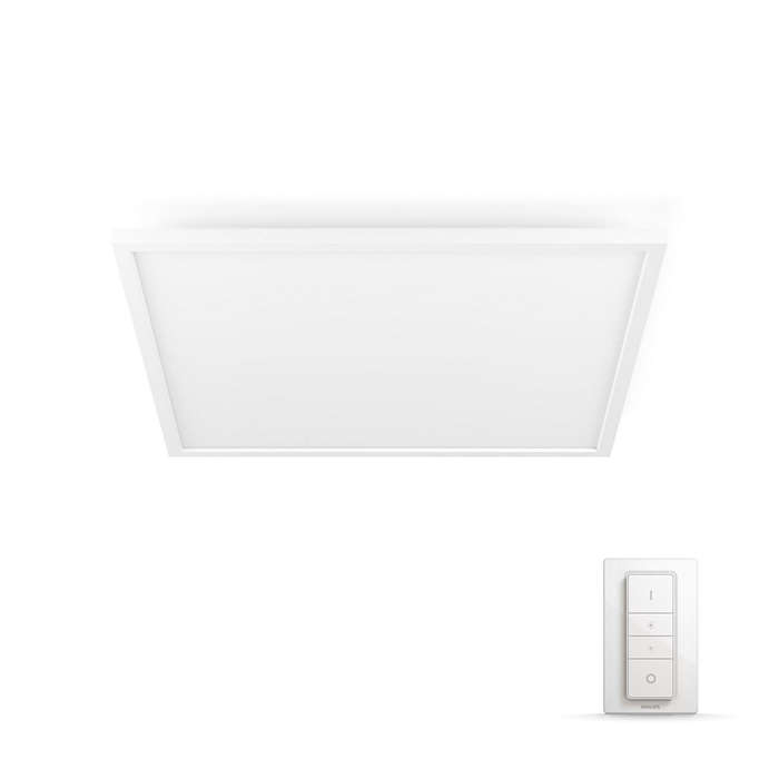PHILIPS Aurelle Světelný stropní panel, čtverec, Hue White ambiance, 230V, 55W integr.LED, Bílá0 