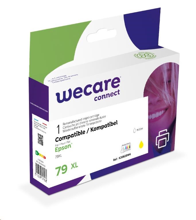 WECARE ARMOR kazeta pre Epson WorkForce Pro WF-5110,  5190,  5620,  5690 (C13T79044010),  žltá/ žltá,  19, 5 ml,  2000str0 