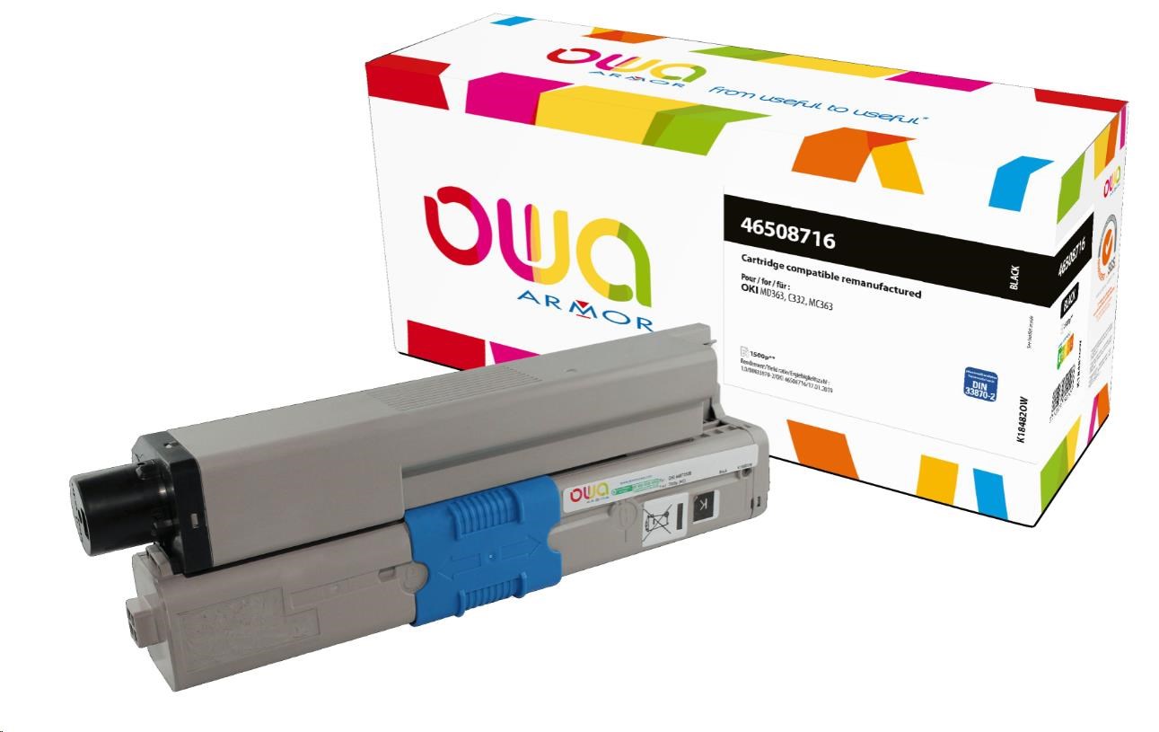 Toner ARMOR pre OKI C823 833 833 834 843 (46471104) čierny/ čierny 7000 str0 