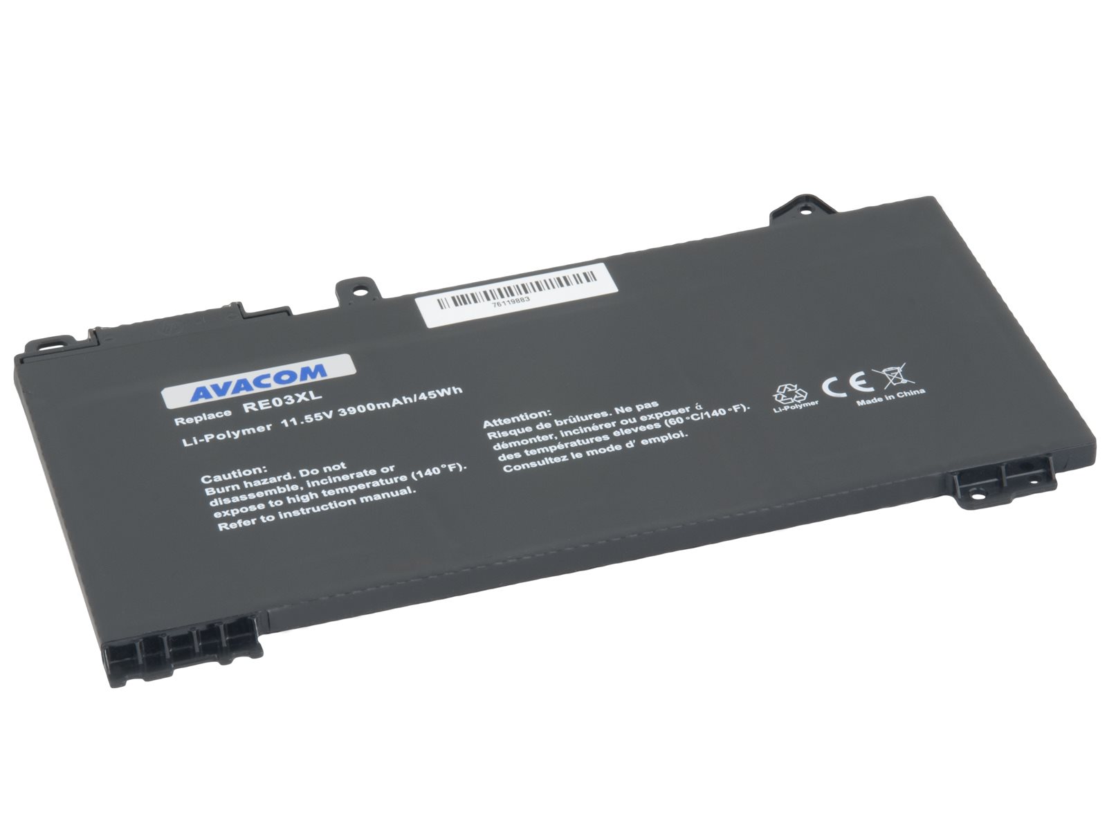 AVACOM batéria pre HP Probook 430,  440,  450 G6 Li-Pol 11, 55V 3900mAh 45Wh0 