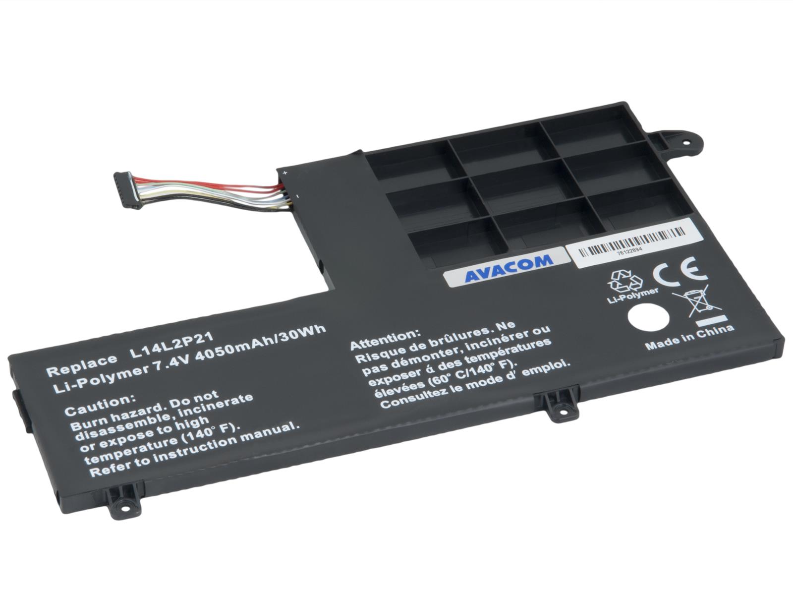 AVACOM batéria pre Lenovo S41, Yoga 500-151BD Li-Pol 7, 4 V 4050mAh 30Wh