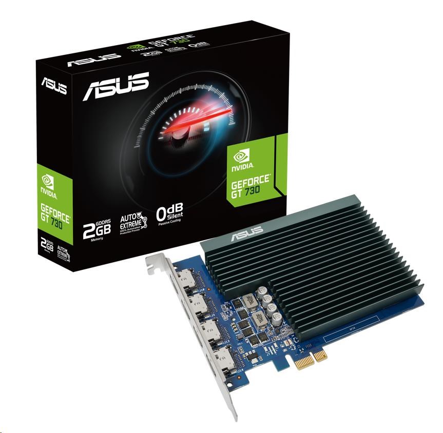 ASUS VGA NVIDIA GeForce GT 730,  GT 730,  2 GB GDDR5,  4xHDMI0 