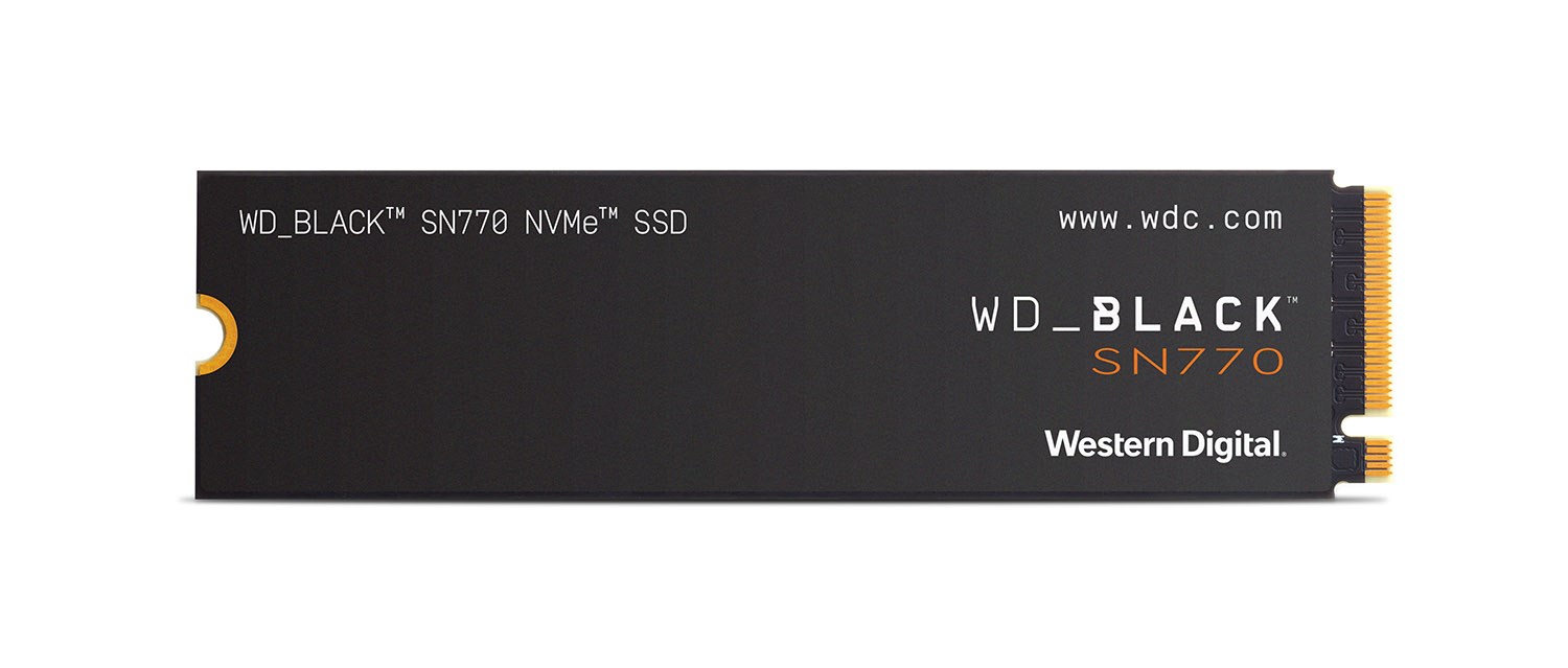 WD BLACK NVMe SSD 500GB PCIe SN 770, Gen4 8Gb/s, (R:5000, W:4000MB/s)0 