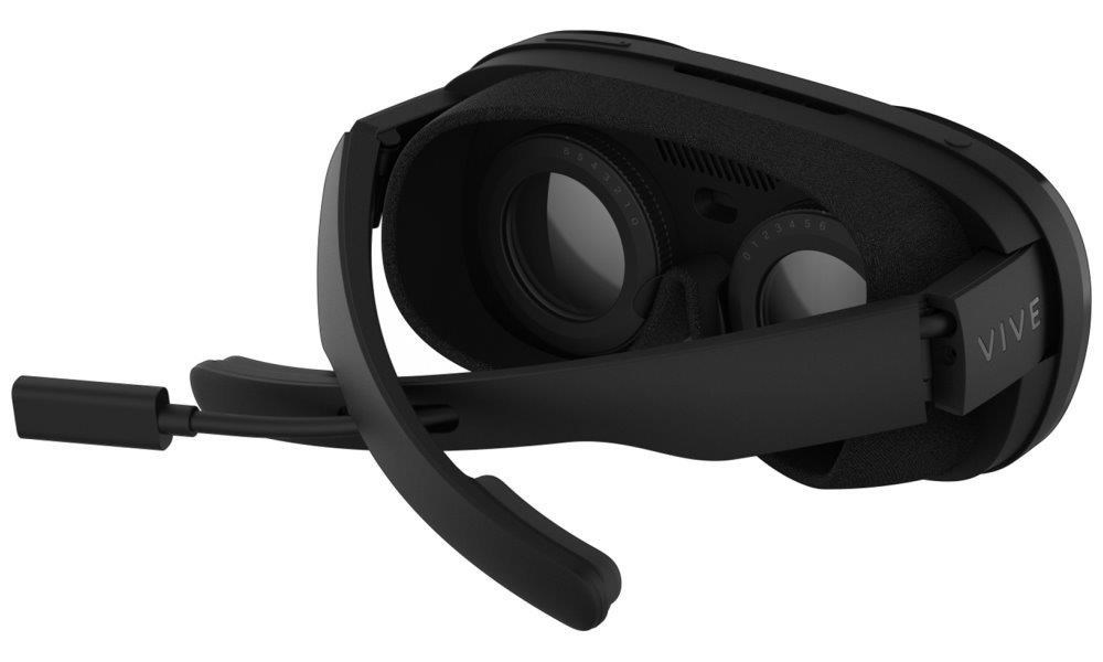 HTC Vive Pro Flow brýle pro virtuální realitu k chytrému telefonu,  2x 1600x1600px,  75Hz,  FOV 100°,  černé4 