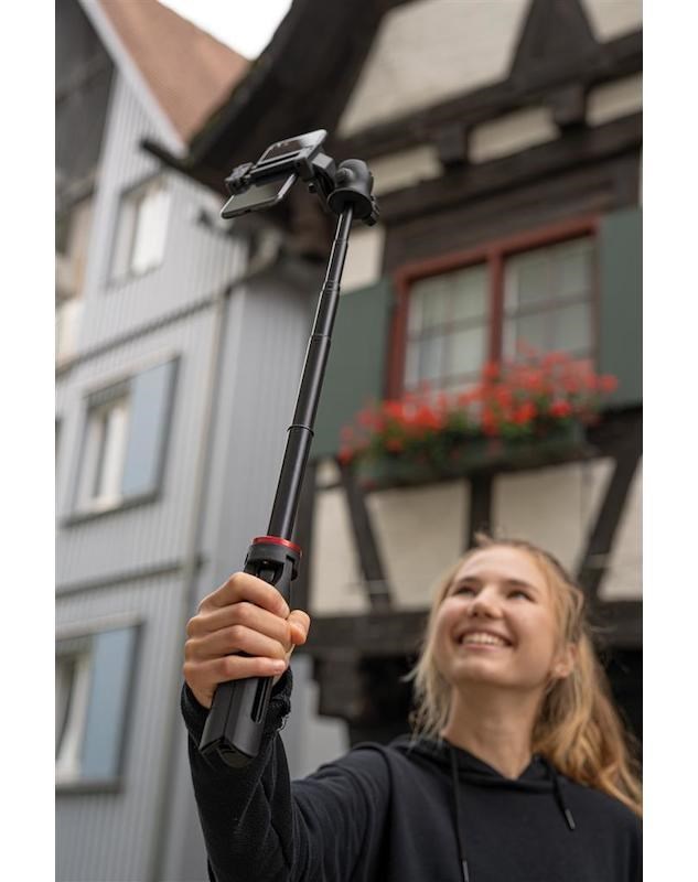Doerr GIPSY Selfie ministativ (21, 5-68 cm, 300 g, max.2kg, guľ.hlava, 5 sekcií, čierny)3 
