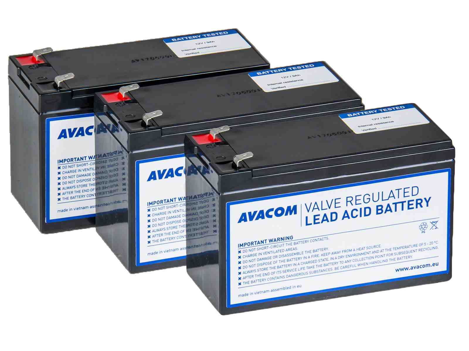AVACOM AVA-RBP03-12090-KIT - batéria pre UPS CyberPower,  Dell,  EATON,  Effekta,  FSP Fortron,  HP,  Legrand0 