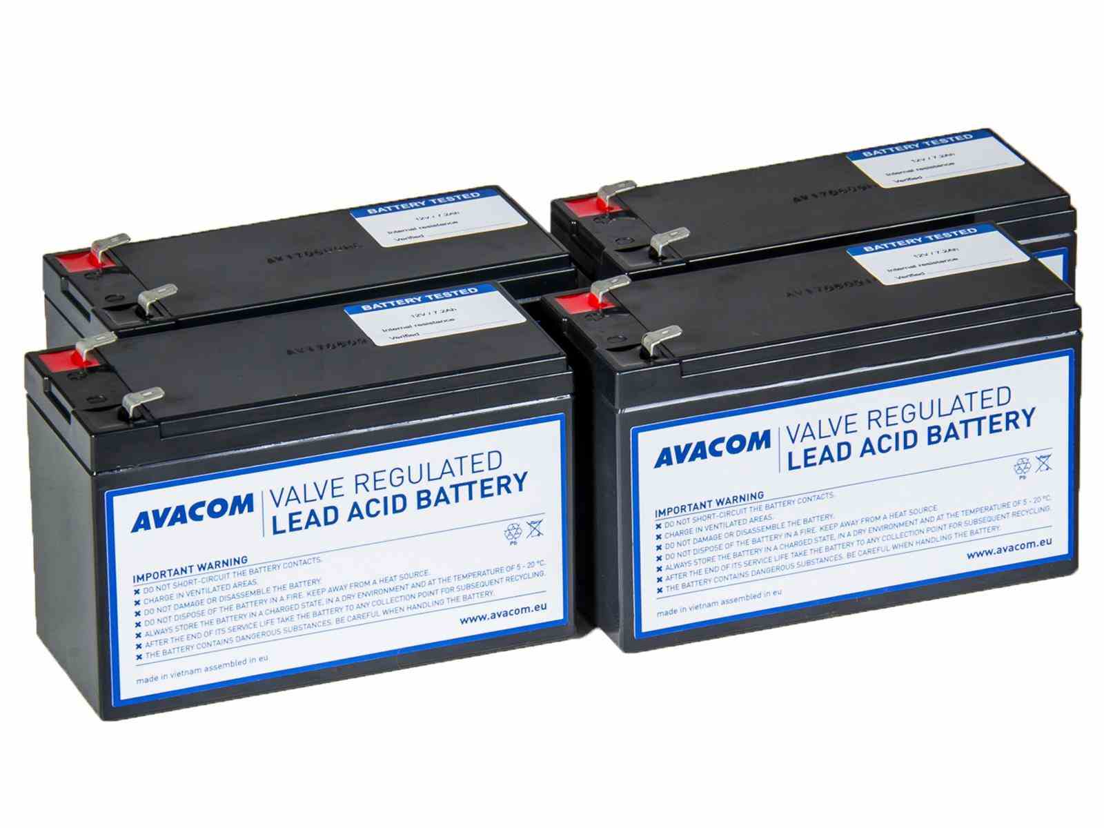 AVACOM AVA-RBP04-12090-KIT - batéria pre CyberPower,  EATON,  Effekta,  FSP Fortron,  HP,  Legrand UPS0 