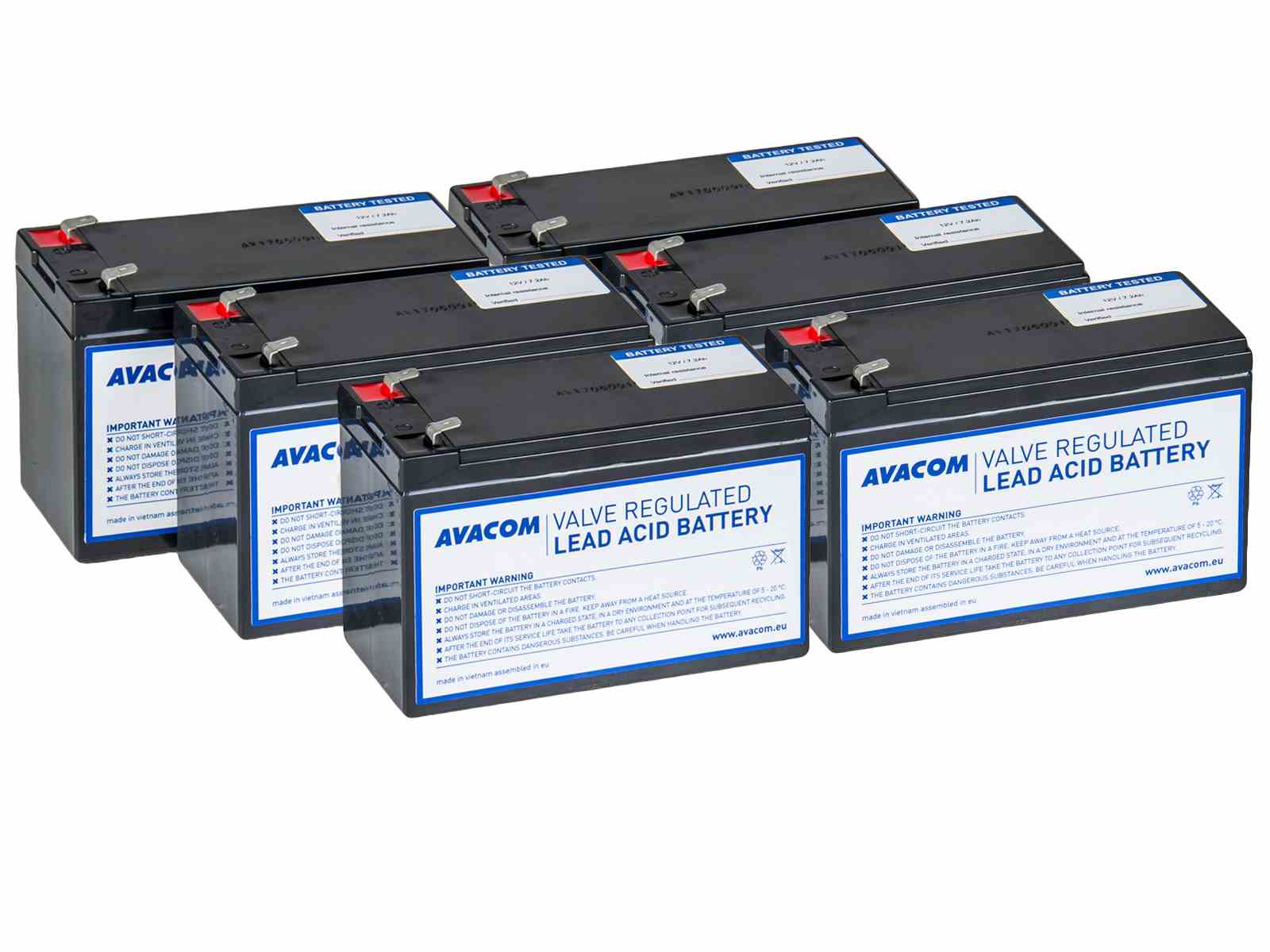 AVACOM AVA-RBP06-12090-KIT - batéria pre UPS CyberPower,  Dell,  EATON,  Effekta,  FSP Fortron,  HP,  Legrand0 