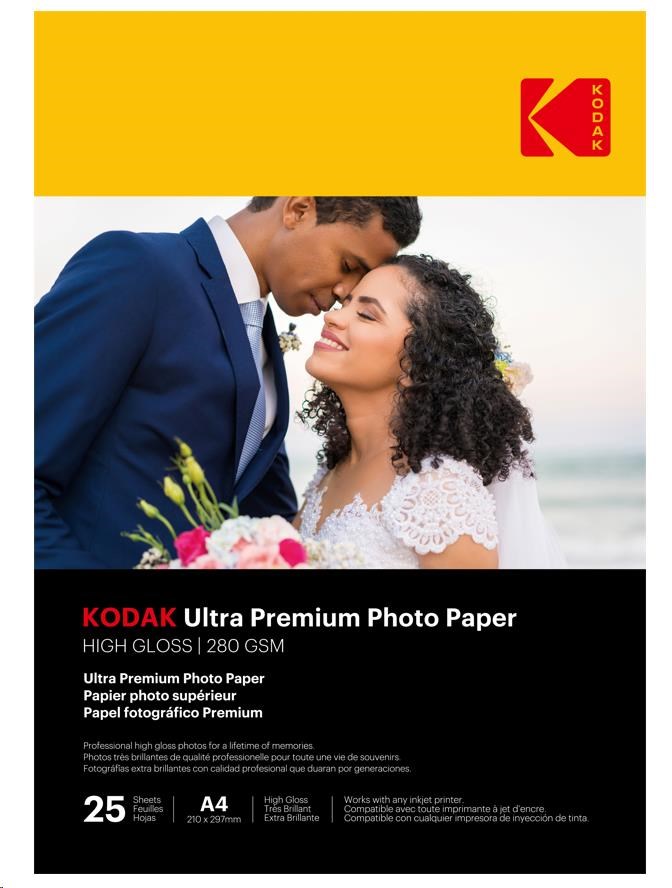 KODAK Ultra Premium Photo RC Gloss (280g/ m2) A4 25 listů1 
