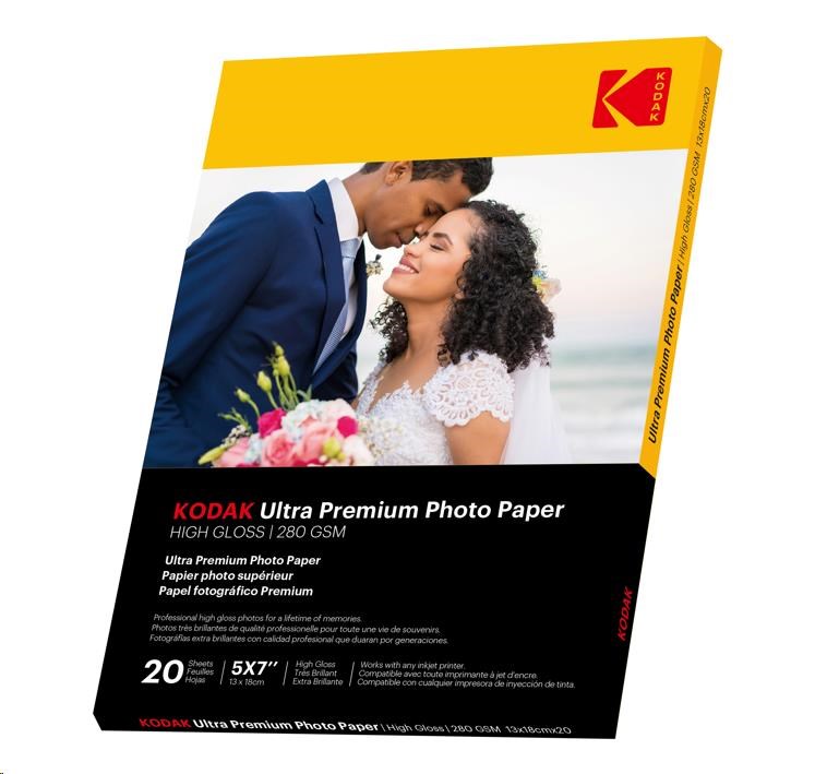 KODAK Ultra Premium Photo RC Gloss (280g/ m2) 13x18cm 20 listů1 