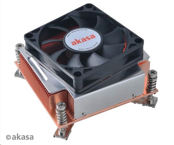 AKASA chladič CPU AK-CC7302BT01 pre Intel LGA115X,  1200 a 13660 