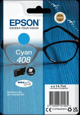 Atrament EPSON Cyan 408L DURABrite Ultra0 