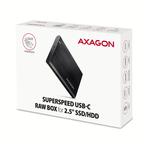 AXAGON EE25-A6C,  USB-C 3.2 Gen 1 - SATA 6G 2.5