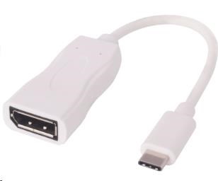 Prevodník PremiumCord USB-C na DisplayPort,  rozlíšenie 4K*2K@60Hz0 