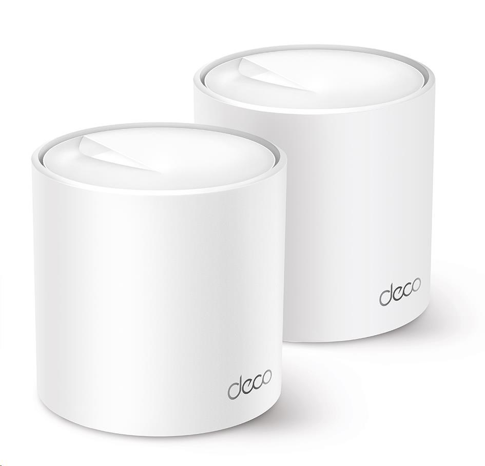 TP-Link Deco X50(2-pack) WiFi6 Mesh (AX3000, 2, 4GHz/ 5GHz, 3xGbELAN/ WAN)2 