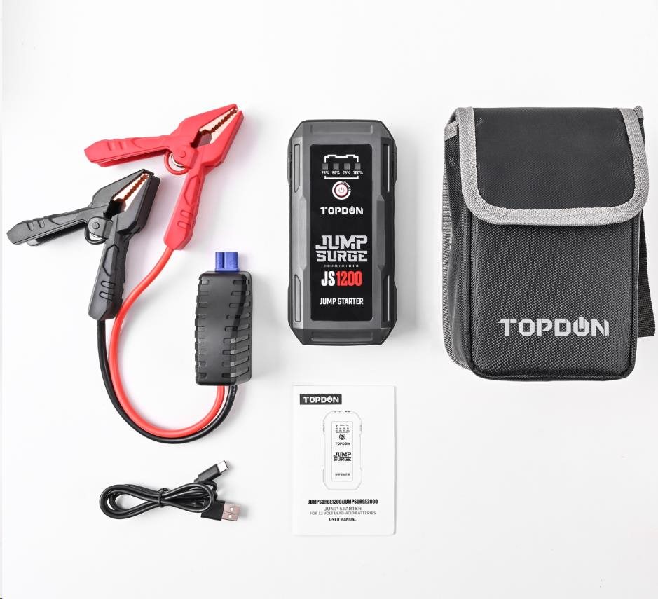 TOPDON Car Jump Starter JumpSurge 1200,  10000 mAh2 