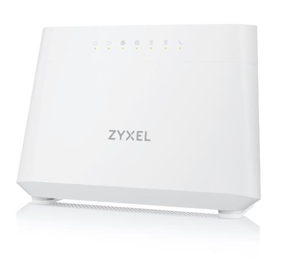 Zyxel DX3301-T0 Wireless AX1800 VDSL2 Modem Router,  4x gigabit LAN,  1x gigabit WAN,  1x USB,  2x FXS1 