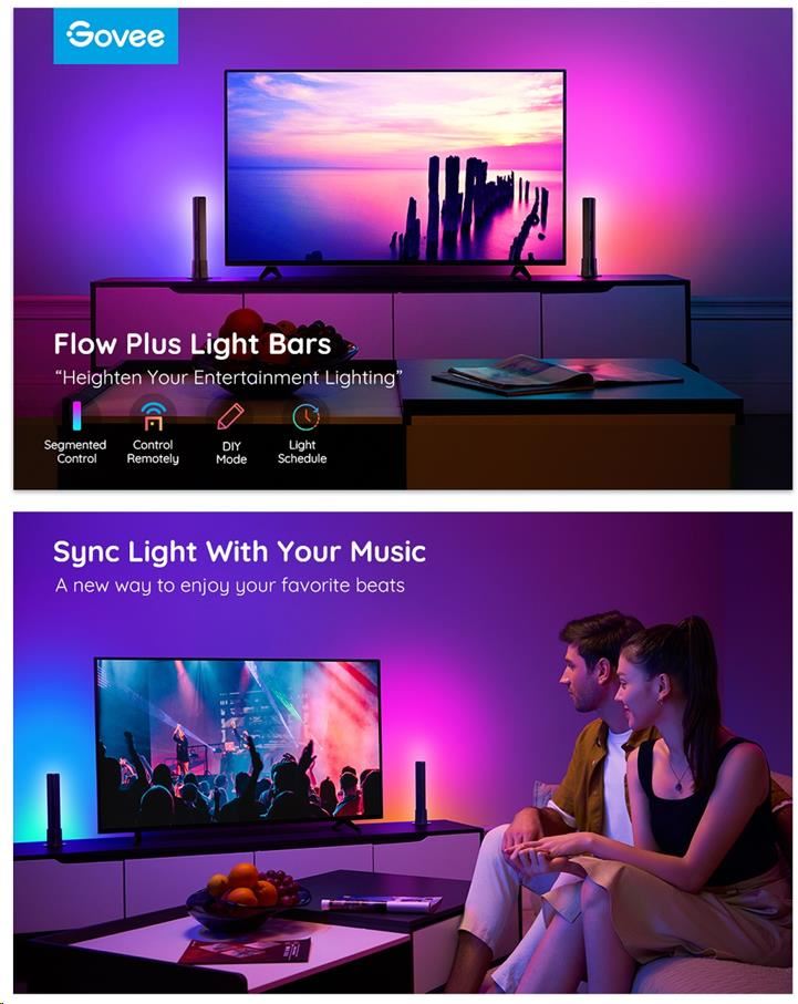 Govee Flow Plus SMART LED TV & Gaming - RGBICWW5 