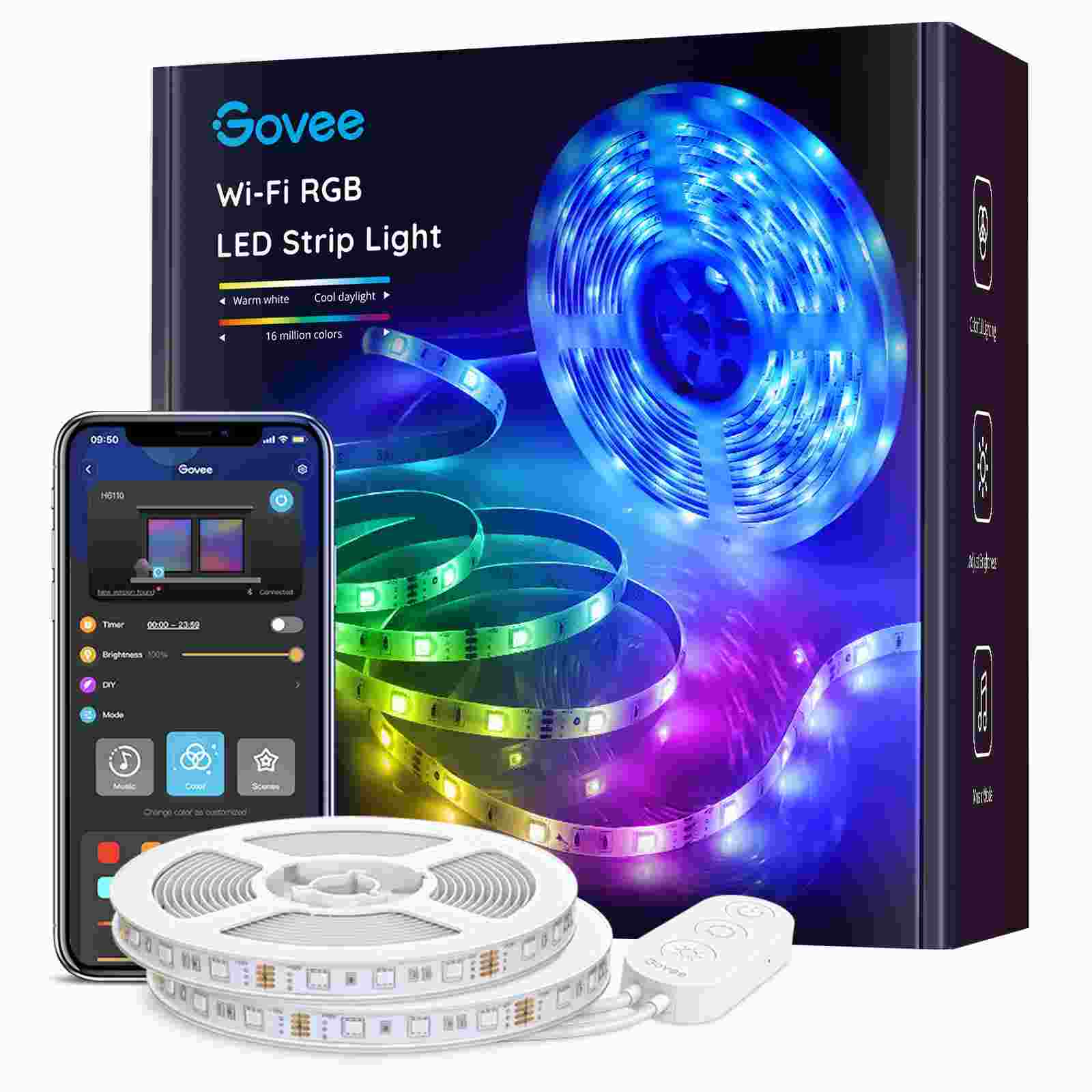 Govee WiFi RGB Smart LED pásek 10m1 