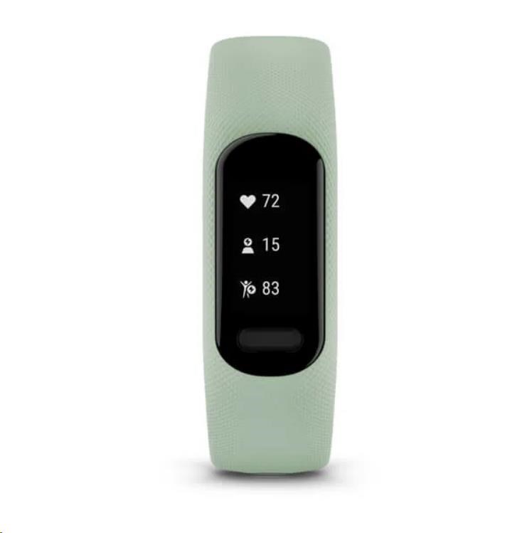 Garmin monitorovací náramek vívosmart® 5,  Cool Mint,  velikost S/ M3 