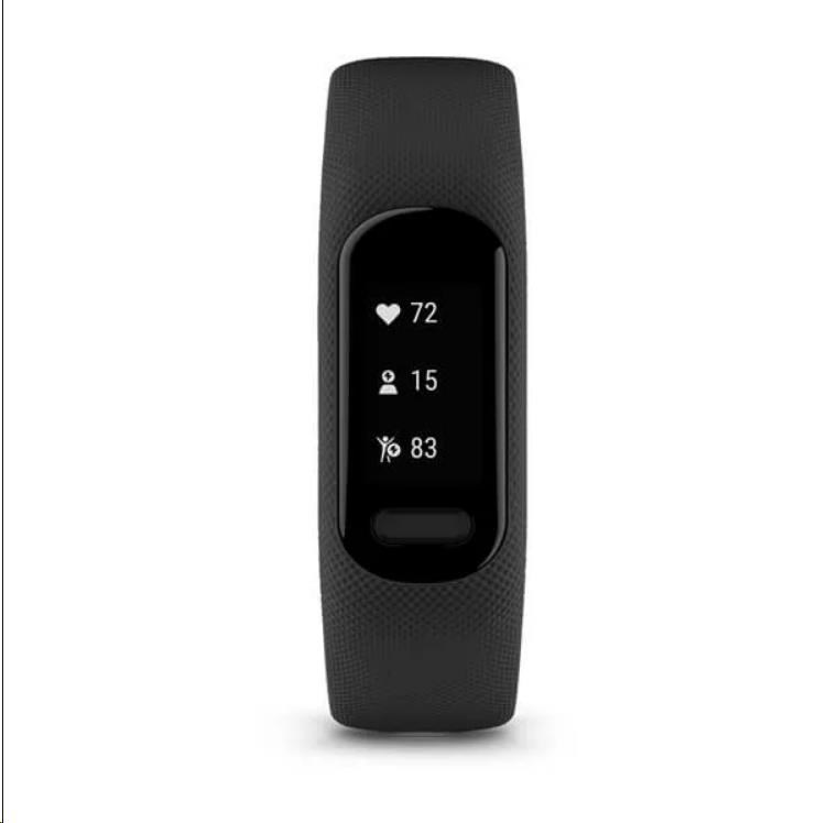 Garmin monitorovací náramek vívosmart® 5,  Black,  velikost L5 