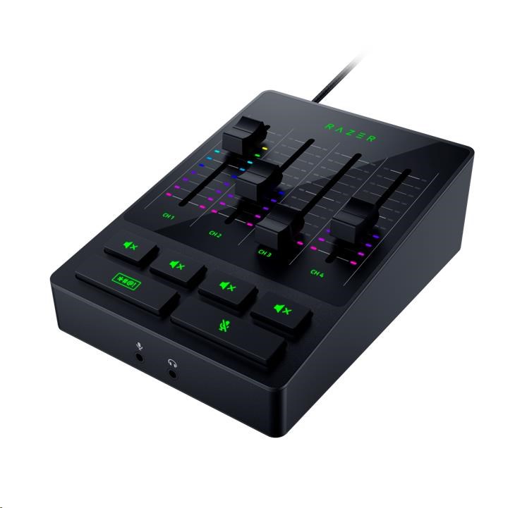Razer směšovač zvuku Audio Mixer,  analogový,  USB-C0 