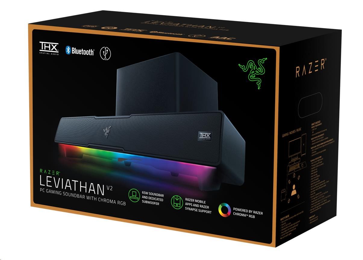 Razer Leviathan V2/ 2.1/ 65W/ Čierna14 