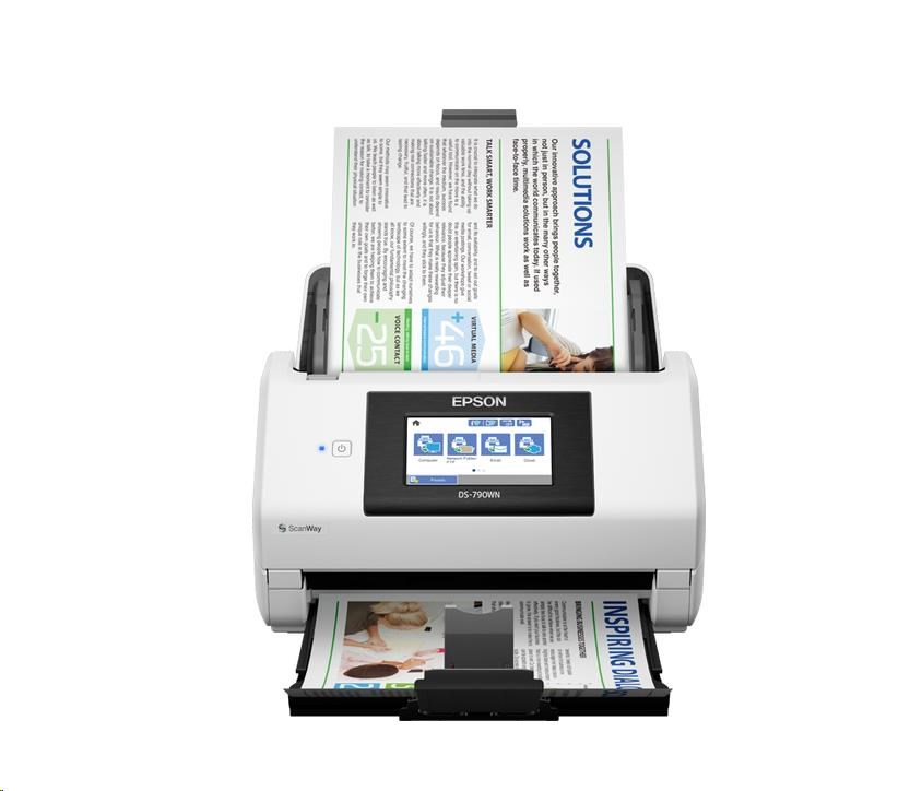 Skener EPSON WorkForce DS-790WN,  3 roky záruka po reg.0 