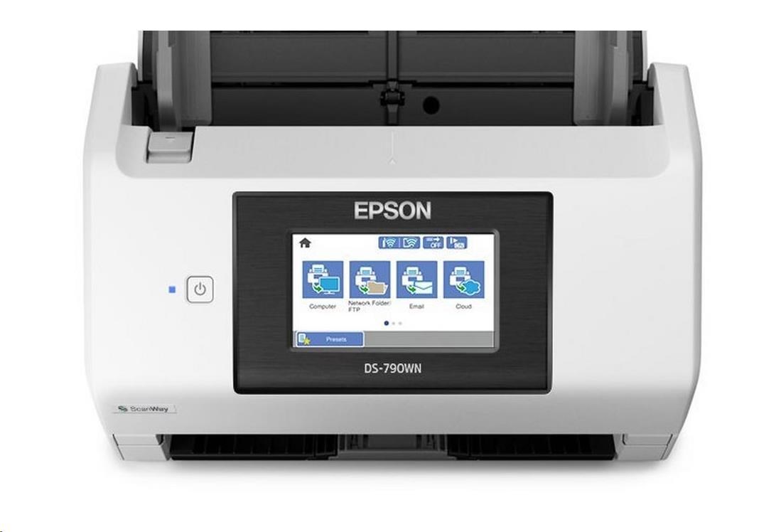 Skener EPSON WorkForce DS-790WN,  3 roky záruka po reg.3 