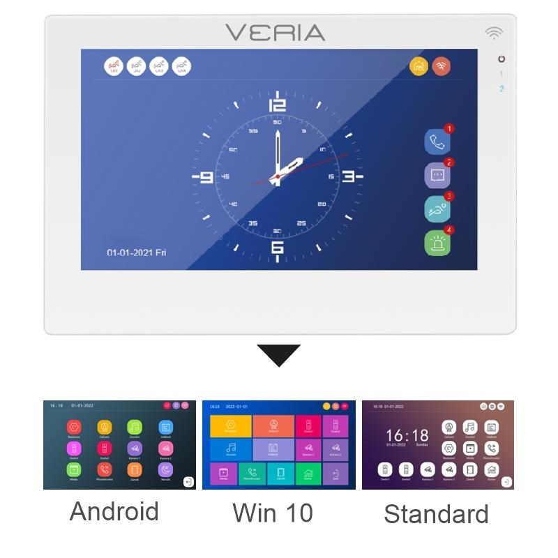 LCD monitor videotelefonu VERIA 3001-W bílý0 