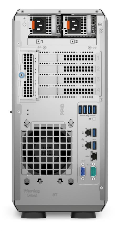 DELL SRV PowerEdge T350 / 8x3.5"" HotPlug/ E-2336/ 16GB/ 2x480GB SSD/ H755/ iDRAC9 En/ 1x600W/ 3Yr PrSpt1 