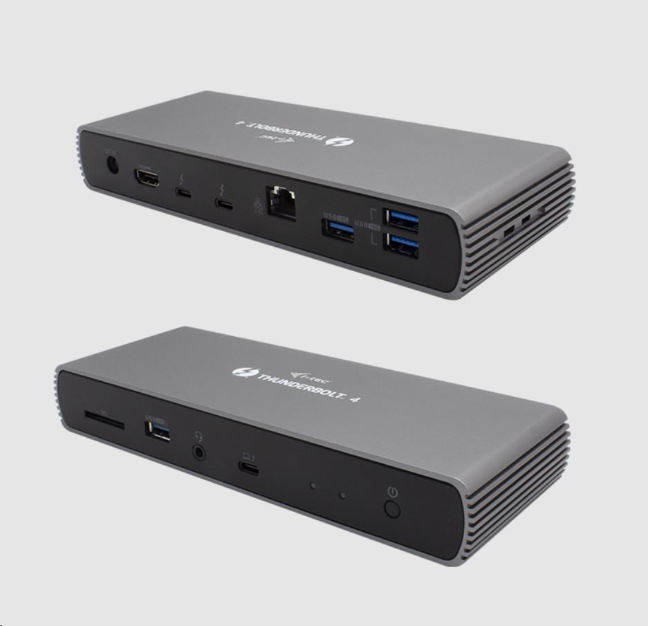 dokovacia stanica iTec Thunderbolt 4 s dvoma displejmi + Power Delivery 96 W1 