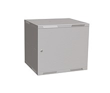 Nástenný rozvádzač Solarix SENSA LITE 9U 450 mm,  plechové dvere,  RAL 7035 SENSA-L-9U-545-21-G0 