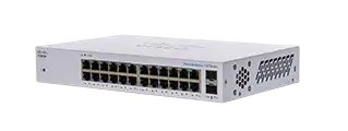 Cisco switch CBS110-24T (24xGbE,  2xGbE/ SFP combo, fanless) - REFRESH0 