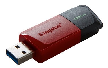 Kingston Flash Disk 128GB USB3.2 Gen 1 DataTraveler Exodia M (Black + Red)2 