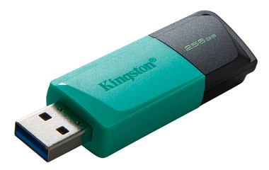 Kingston Flash Disk 256GB USB3.2 Gen 1 DataTraveler Exodia M (Black + Teal)2 