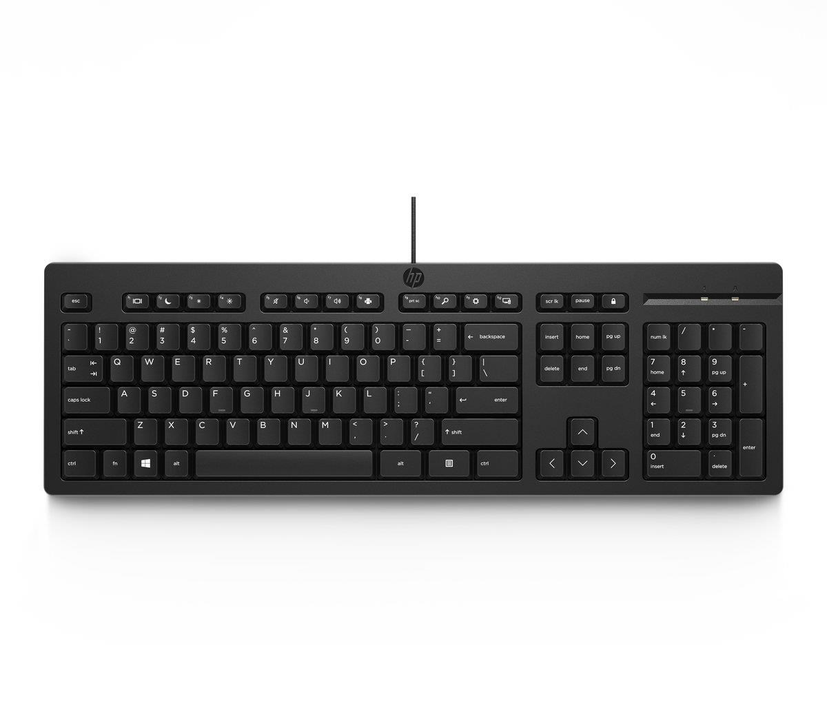 HP 125 Wired Keyboard - Ruská2 