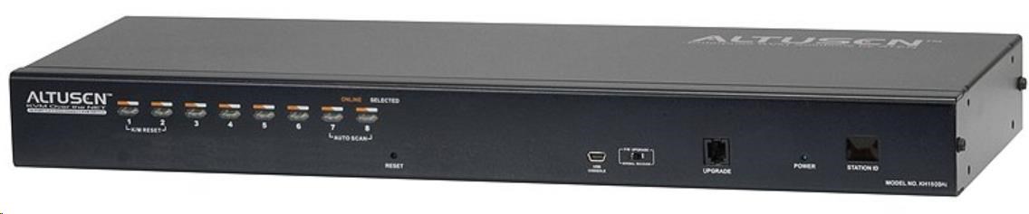 ATEN 8-portový OverNet Cat5 KVM PS/ 2+USB,  OSD,  rack,  SUN,  PON,  VNC0 