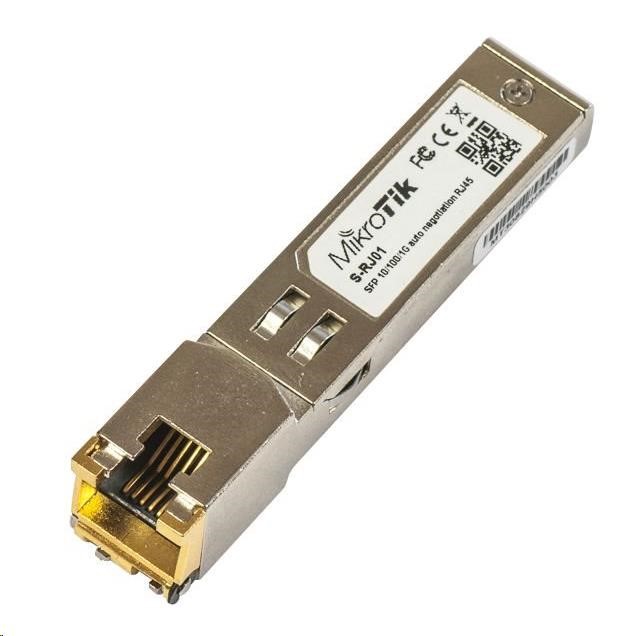 MikroTik SFP na Metallic 10/ 100/ 1000M,  RJ-45,  do 100 m0 