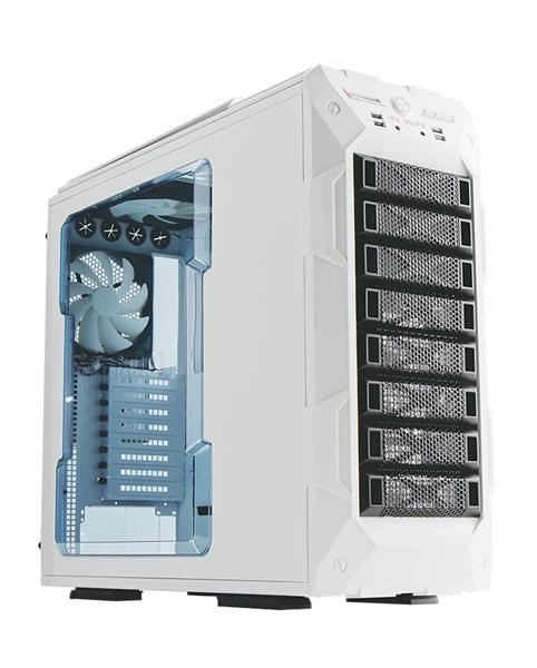 IN WIN case Grone White/ Black,  Midi Tower,  bez zdroja napájania0 