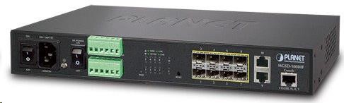 Planet MGSD-10080F Metro switch 8x SFP(DDM) 100/1000Base-X, 2x 1000Base-T, AC+DC, DI/O, SNMPv3, IGMPv3,IPv60 