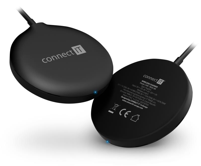 CONNECT IT MagSafe Wireless Fast Charge Bezdrôtová nabíjačka,  15 W,  čierna0 